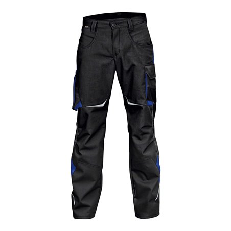 Kübler Pulsschlag Hose 2424 schwarz/kornblumenblau