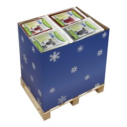 floraworld Hauben- u. WintervliesSte rnenmotiv FWDisplay