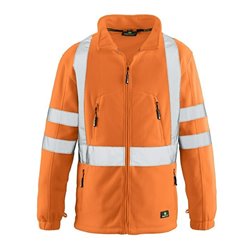 4 Protect Warnfleecejacke Seattle, leuchtorange, Gr. XL