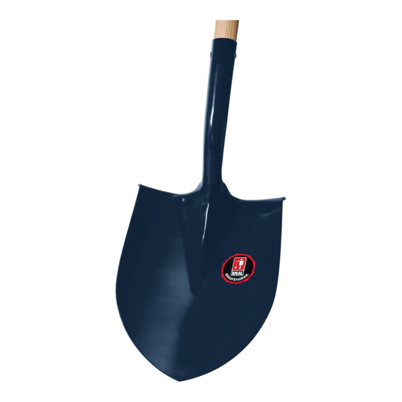 Ideal Spatenschaufel schwarz groß Gr. 2 m. Stiel