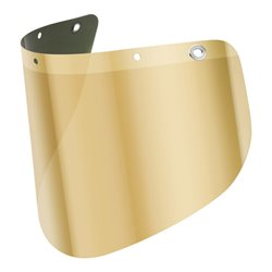 Schutzscheibe grün,PC, 500x250x1mm,goldbedampft