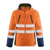 4 Protect JackePittsburgh, Softshell leuchtorange/navy, Gr. L