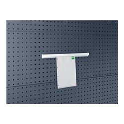 bott Präsentationsschiene B1000xT10xH50 mm A4 quer für Lochplatten für Lochplatten