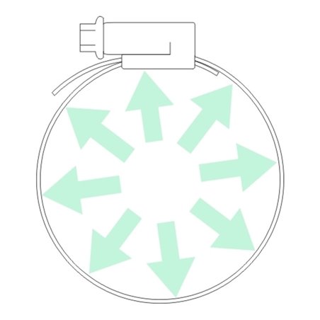 NORMACLAMP Schneckengewindeschelle TORRO,30-45mm,9mm W1