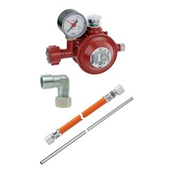 Gok Herdanschlussset 16 bar 1,5 kg/h, 50 mbar