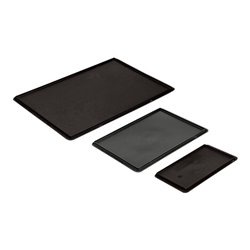 LA-KA-PE Auflagedeckel schwarz für Kastenmaß B800xT600mm