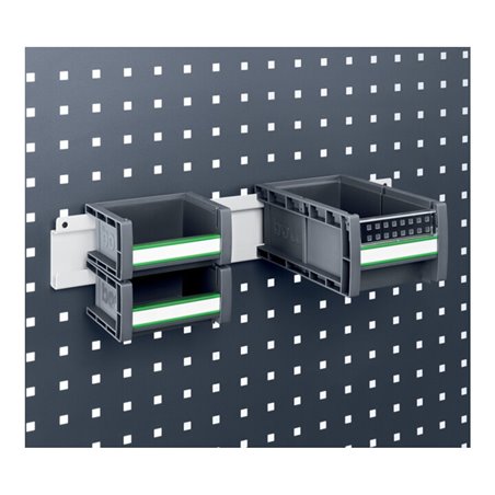 bott Halteschiene B900xT78 mm für Sichtlagerkästen für Lochplatten