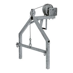 müba Handwinde mit Gestell 20mtr. Seillänge