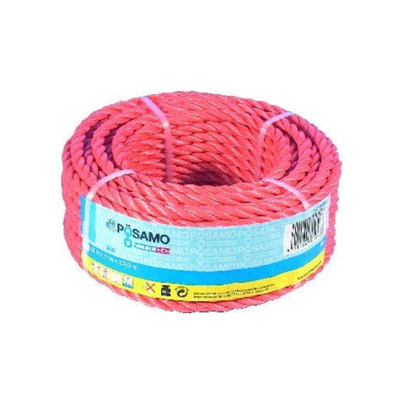 PÖSAMO PP-Seil gedr. orange 12,0mmx20m in Ringen