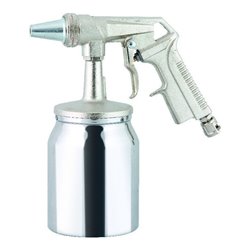 Riegler Sandstrahlpistole mit Alu-Becher, Düse 6mm, Stecker NW7,2