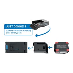 SCANGRIP Akku-Arbeitsleuchte BASIC CONNECT 1000Lumen ohne Akku