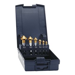 Exact Kegelsenker-Set Advanced TiN Form C 90Grad 6,3-20,5mm