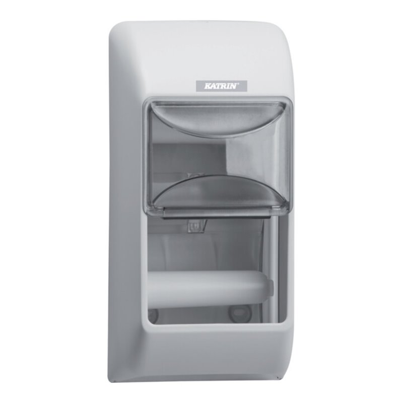 KATRIN Toil.papierspender für 2 Rollen,weiß