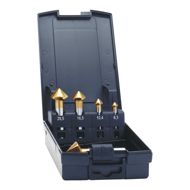 Exact Kegelsenker-Set Advanced TiN Form C 90Grad 6,3-25mm