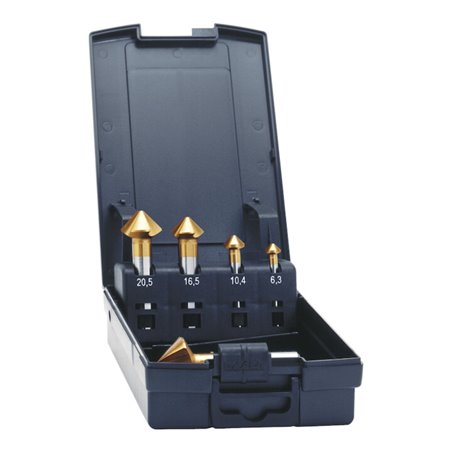 Exact Kegelsenker-Set Advanced TiN Form C 90Grad 6,3-25mm