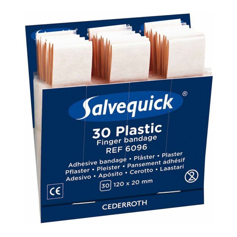 Salvequick Nachfüller 1x30 Pflaster, wasserabweisend