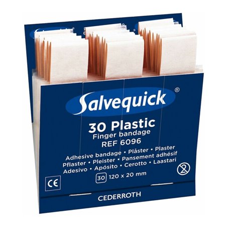 Salvequick Nachfüller 1x30 Pflaster, wasserabweisend