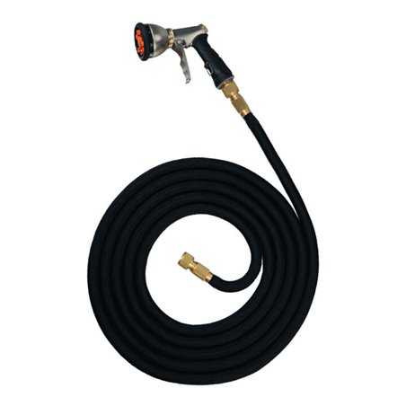 floraworld Gartenschlauch verl. bis 30m Comfort Inkl. Armaturen-Set Messing