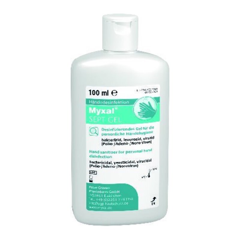 GREVEN Myxal Sept Gel Desinfekt. parfümfrei 100ml Flasche