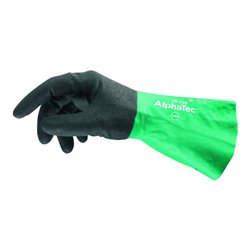 Ansell Handschuh AlphaTec 58-128, Gr. 11, schwarz/grün