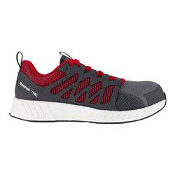 Reebok Halbschuh Fusion Flexweave Work, S1P, 47 grau/rot/weiß Gr. 47