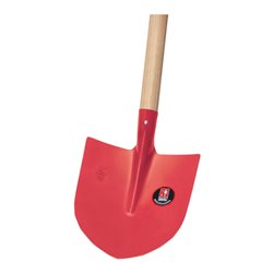 Ideal Frankfurter Schaufel m. E-Stiel, rot, Gr. 5