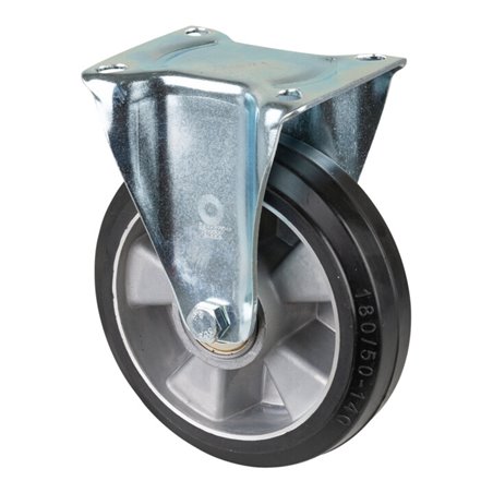 BS Rollen Bockrolle, Durchmesser 180mm L410.B80 300kg, Stahl verzinkt