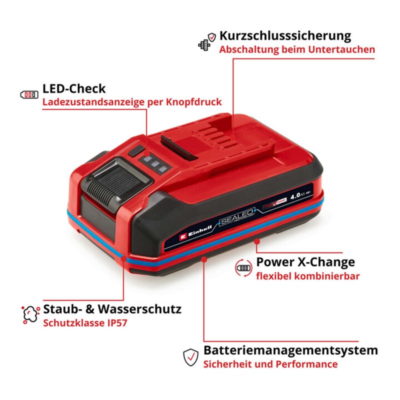 POWER X-CHANGE SEALED Akku 18V 4,0Ah SEALED PXC Plus
