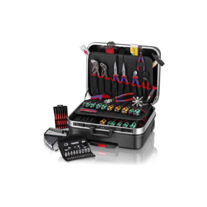 KNIPEX 00 21 06 M Werkzeugkoffer 'BIG Basic Move' Mechanik 90-teilig 515 mm