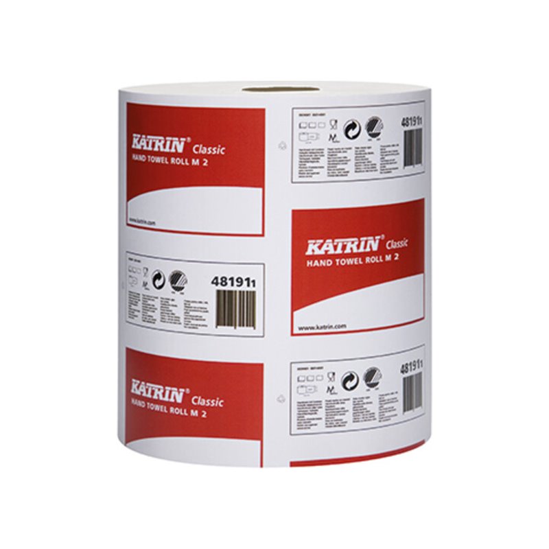 KATRIN Handtuchrolle 2-lagig 20,5x30cm 500B. hochweiß