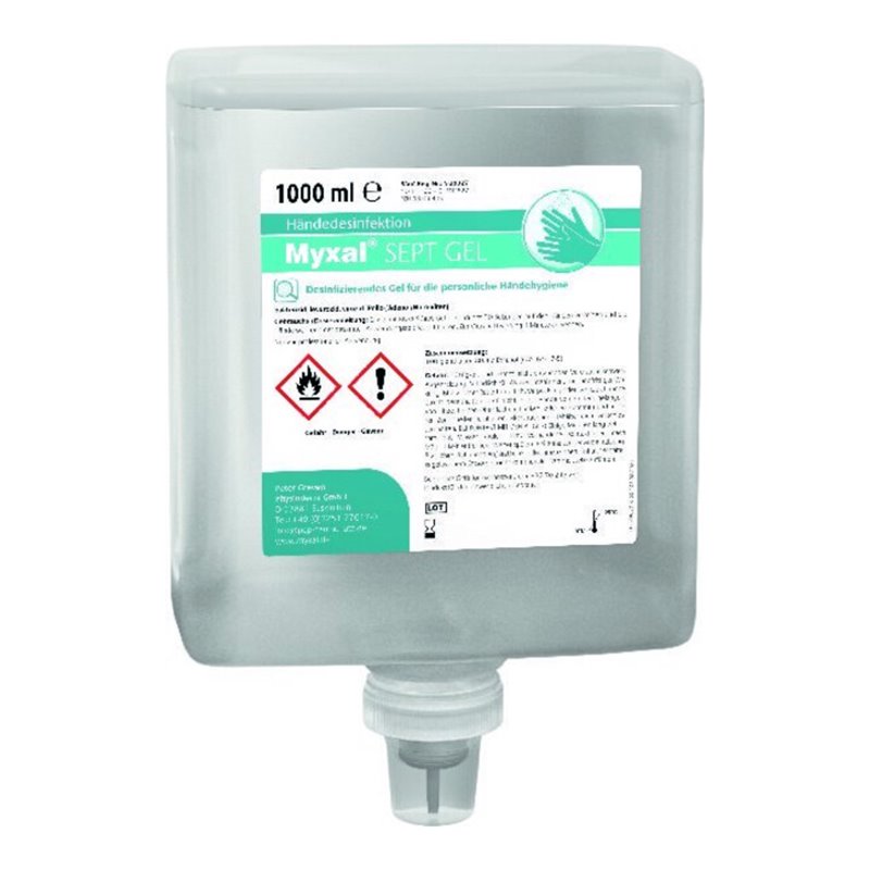 Myxal Sept Gel Desinfekt. parfümfrei 1L Nept.-Fl.