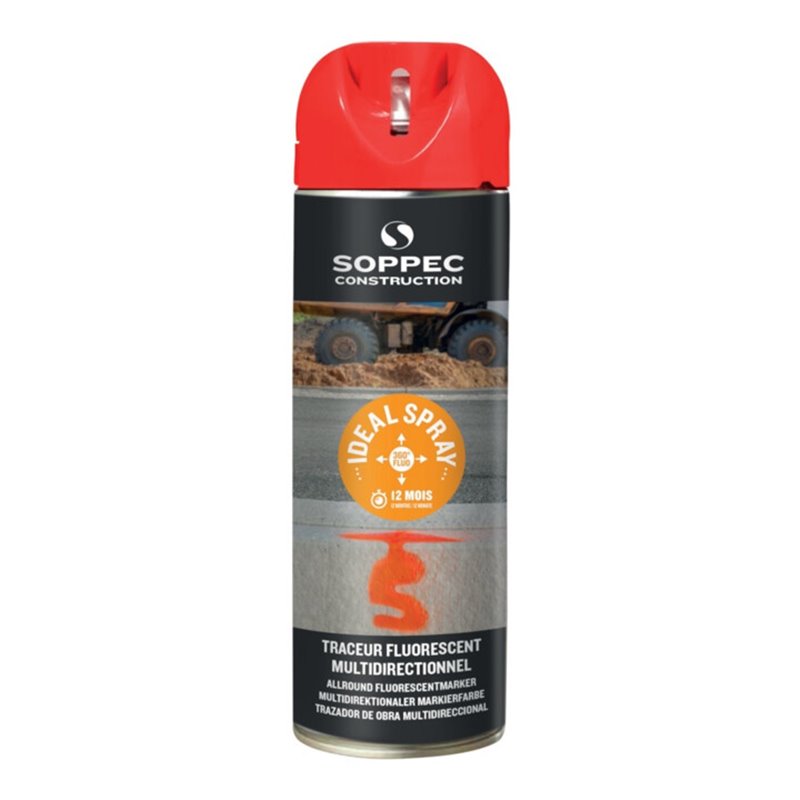 Rundummarkierspray 500ml rot