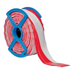 KELMAPLAST Absperrband 250 m-Rolle rot/weiß schraffiert