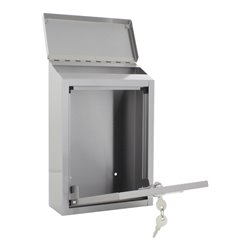 ROTTNER Briefkasten Casa abschließbar Edelstahl matt gebürstet