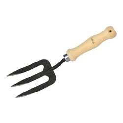 Ideal Handgabel 3 Zinken Buchenstiel 15,5 cm