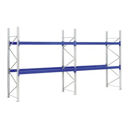 Bito Paletten-Komplettregale 600 kg Palettengewicht, Feldbreite 2700 mm, B 2700 x T 1100 1100 mm 1800 kg