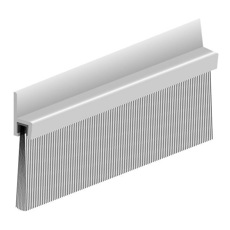 ELLEN Türbodendichtung alu IBS 50 250cm m.PP Bürste