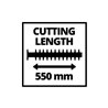 Einhell Benzin-Heckenschere GE-PH 2555 A