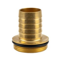 Gardena Mess. Schlauchverschraub. 1-tlg.,m.Bu.+O.Ring