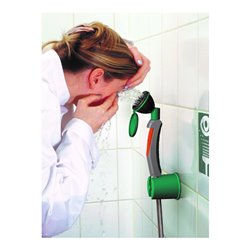 B-SAFETY professional safety solutions Hand-Augendusche, 1 Brausekopf 45 Grad 45 Grad