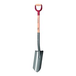 Fiskars Drainage Spaten CLASSIC mit FSC-Holzstiel
