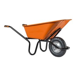 HAEMMERLIN Schubkarre Crusader Kunststoffmulde 120 L