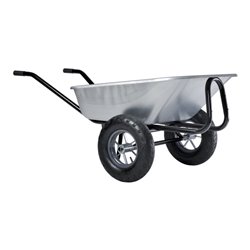 HAEMMERLIN Schubkarre Expert Twin verz. 150 L, Luftrad
