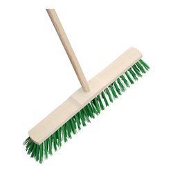 floraworld Garten- u. Straßenbesen m. Stiel, Elaston, 50cm