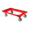 BS Rollen Allzweckrollersammler T.-ROLLER mit Platte, TK 250kg TPR, rot
