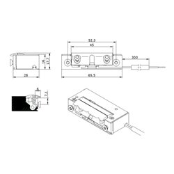 Opener & Closers E-Öffner 5UW4X10 12V DC R uhestrom, IP68