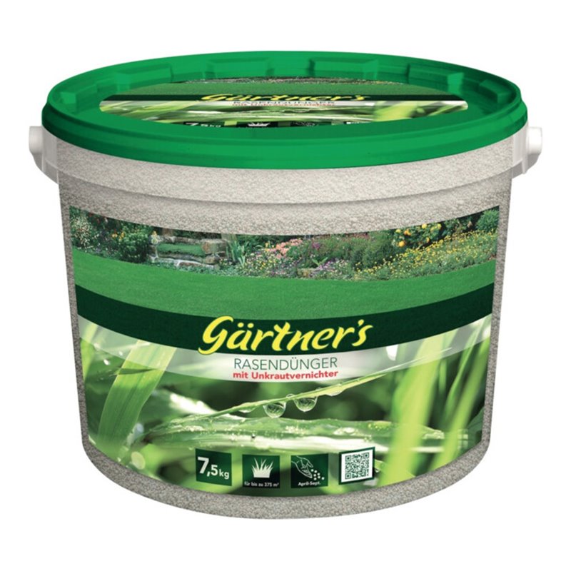 Gärtner`s Rasendünger +Unkrautvern. 7,5 kg Gärtners
