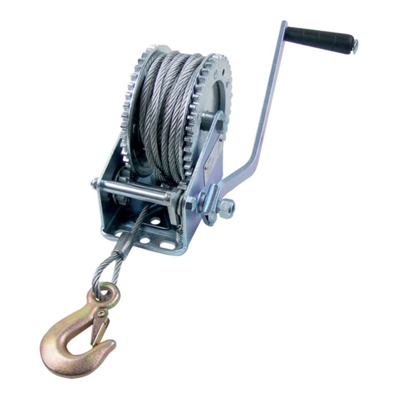 Handwinde universal 800kg,inkl. 10m Drahtseil