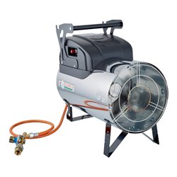 Gas-Heizgebläse 15-31,4kW regelbar Edelstahl