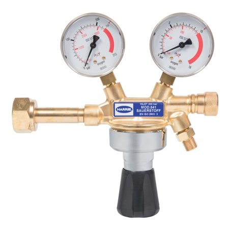 HARRIS Flaschendruckminderer Sauerstoff 0-10,0bar
